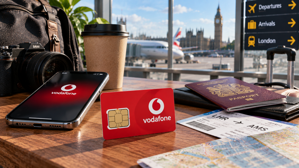 Англійська SIM-карта Vodafone